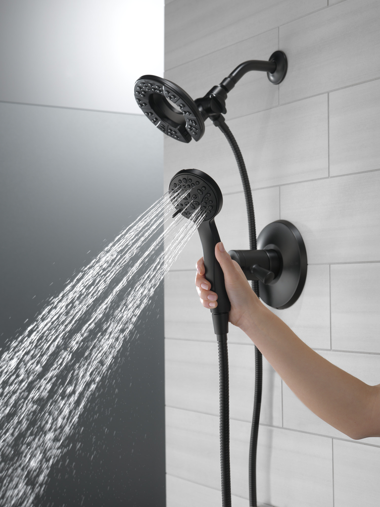 Delta Universal Showering Components: In2Ition Hssh 1.75 Gpm 4-Setting - Matte Black