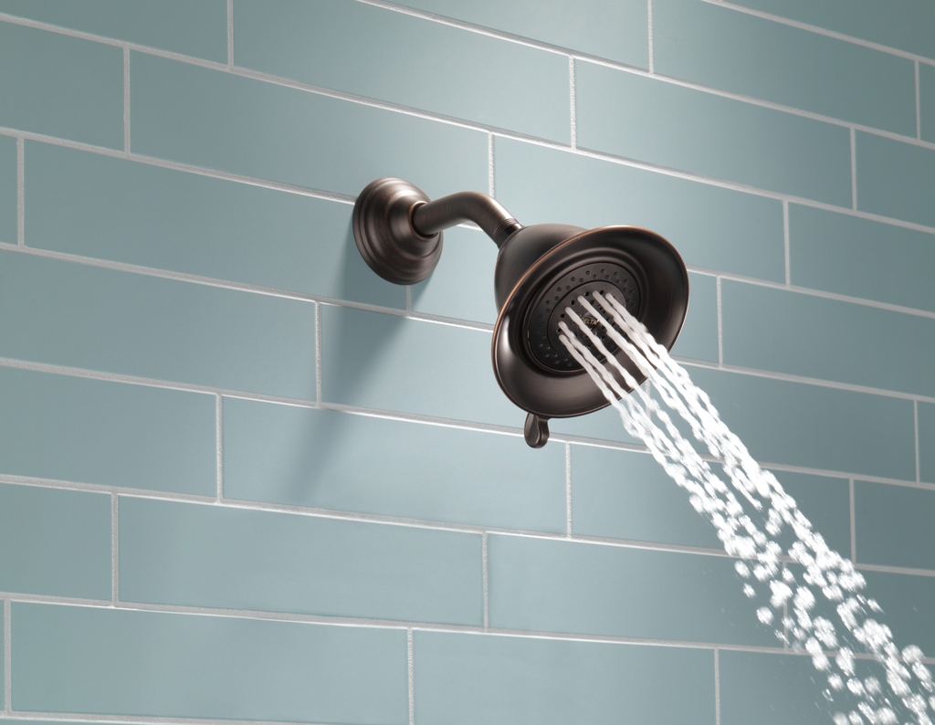 Delta Universal Showering Components: Premium 3-Setting Shower Head - Venetian Bronze