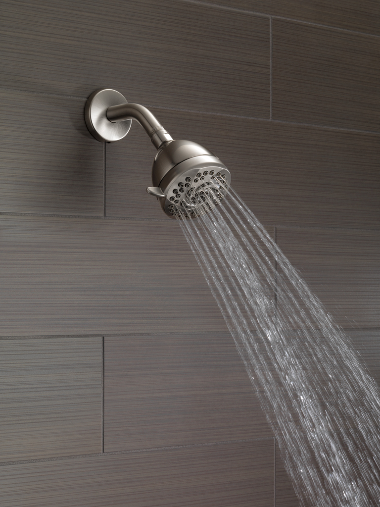 Delta Universal Showering Components: Shower Arm & Flange - Stainless