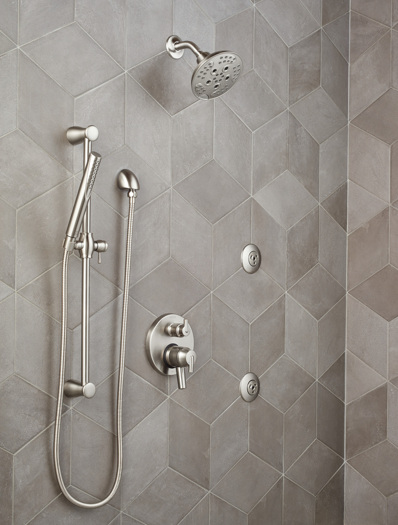 Delta Universal Showering Components: Wall Elbow For Hand Shower - Stainless