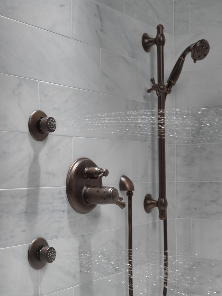 Delta Universal Showering Components: Wall Elbow For Hand Shower - Venetian Bronze
