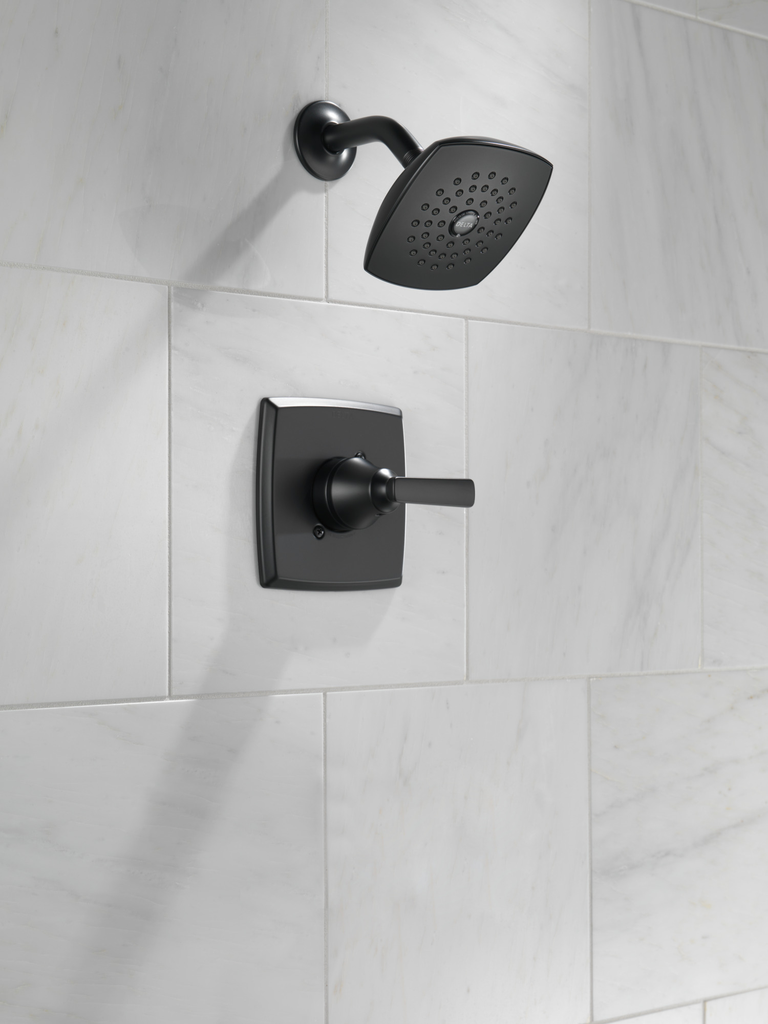 Delta Ashlyn®: Monitor® 14 Series Shower Trim - Single Handle Lever - Matte Black