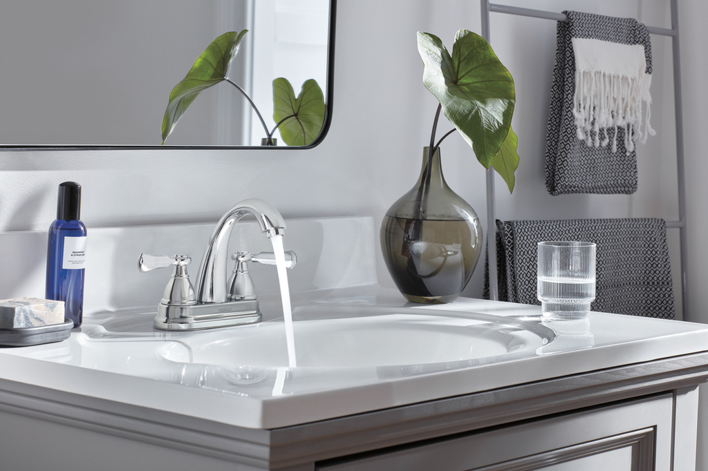 Peerless Elmhurst®: Two-Handle Centerset Bath Faucet - Two Handle Lever - Chrome