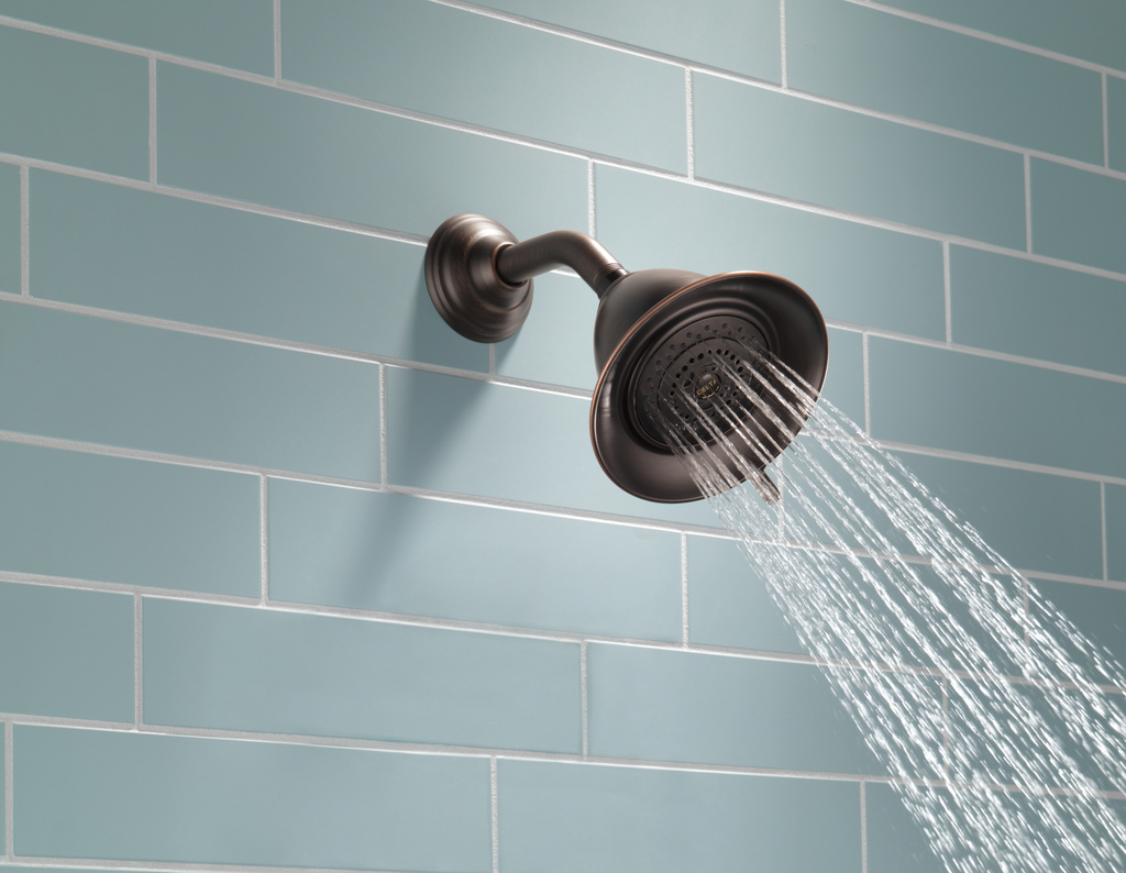 Delta Universal Showering Components: Premium 3-Setting Shower Head - Venetian Bronze