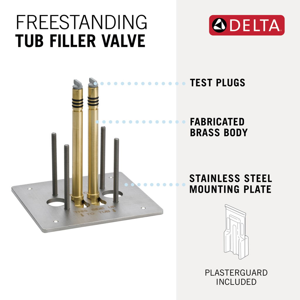 Delta Trinsic®: Floor Mount Tub Filler - Rough