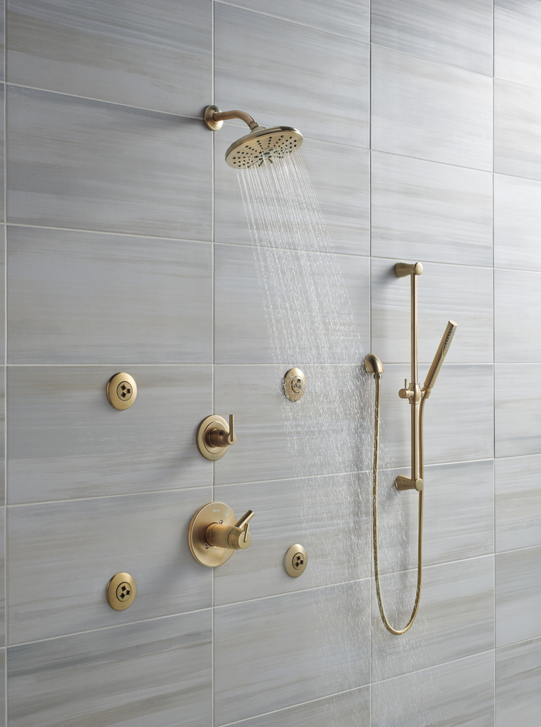 Delta Universal Showering Components: Wall Elbow For Hand Shower - Champagne Bronze