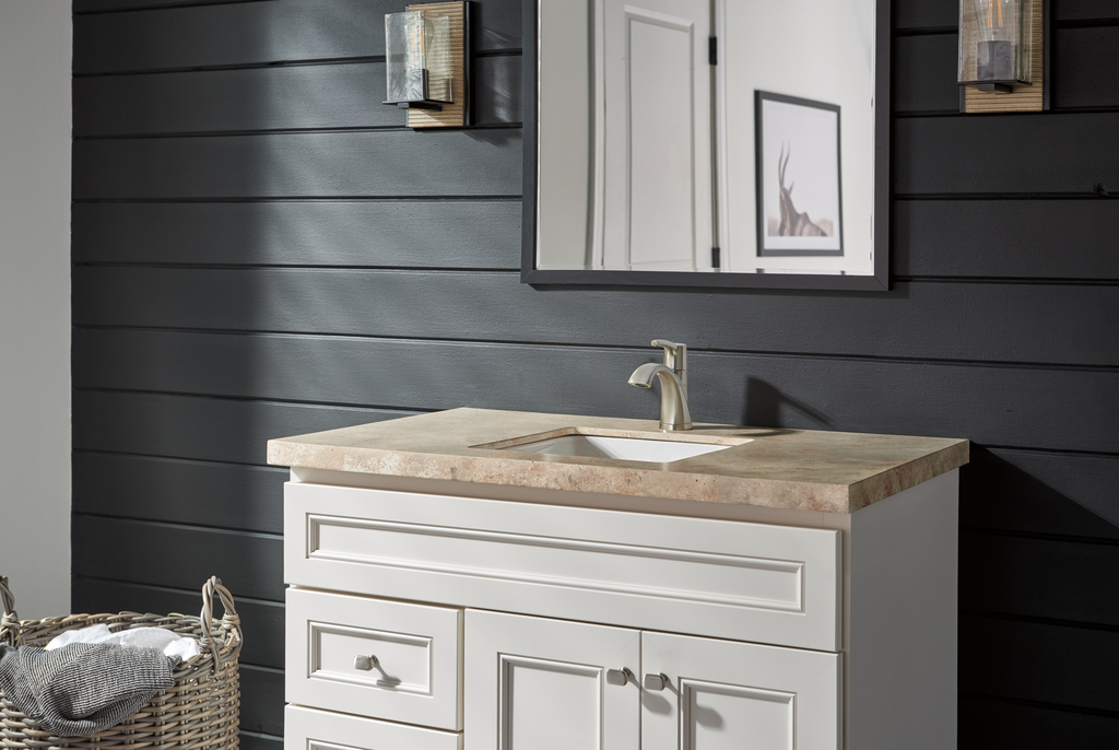 Peerless Parkwood®: Single Handle Lavatory Faucet - Single Handle Lever - Brushed Nickel