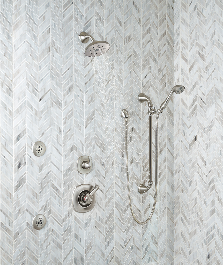 Delta Universal Showering Components: Wall Elbow For Hand Shower - Stainless