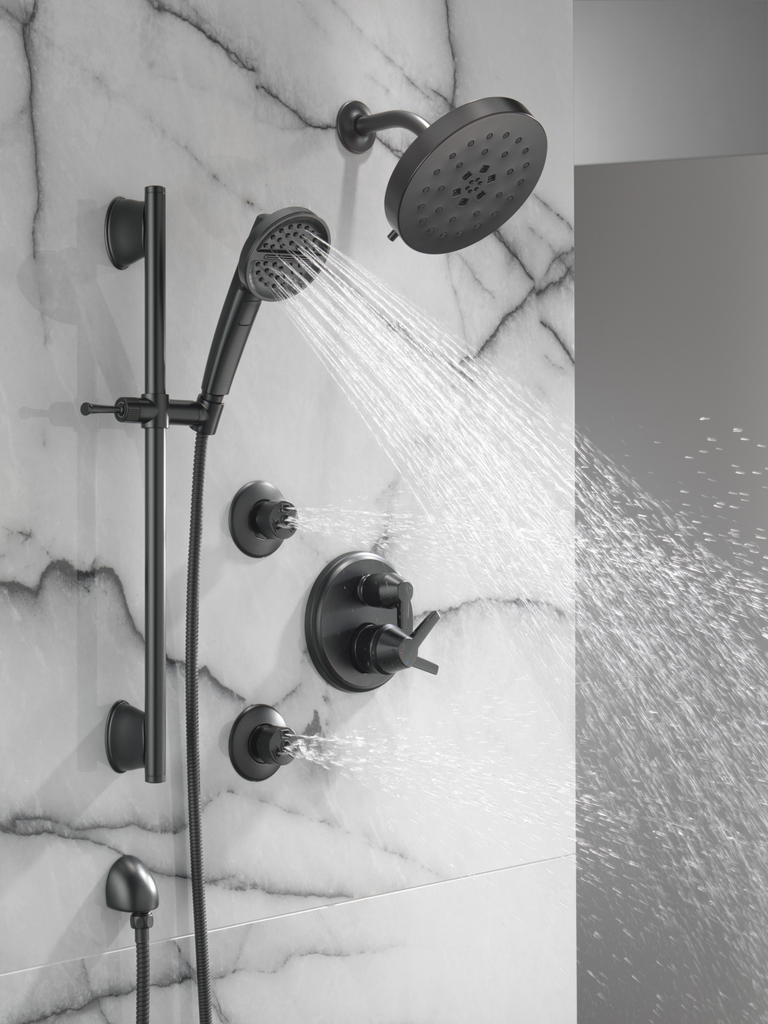 Delta Universal Showering Components: Wall Elbow For Hand Shower - Matte Black