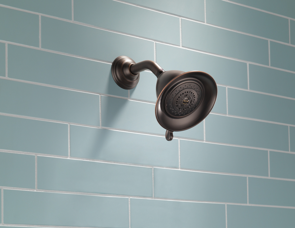 Delta Universal Showering Components: Premium 3-Setting Shower Head - Venetian Bronze