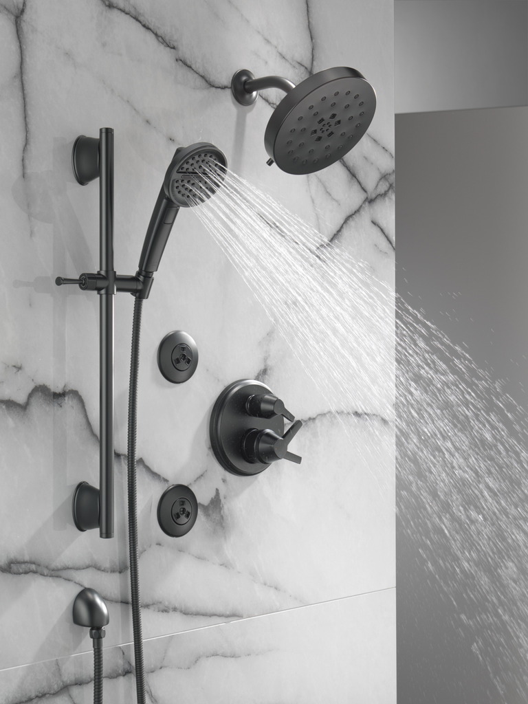 Delta Universal Showering Components: Wall Elbow For Hand Shower - Matte Black