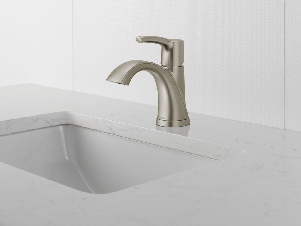 Peerless Parkwood®: Single Handle Lavatory Faucet - Single Handle Lever - Brushed Nickel