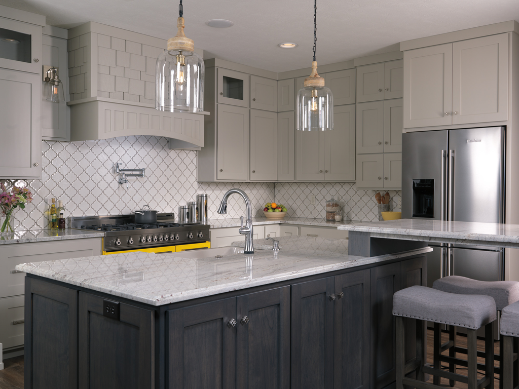 Delta Other: Traditional Wall Mount Pot Filler - Two Handle Lever - Arctic Stainless