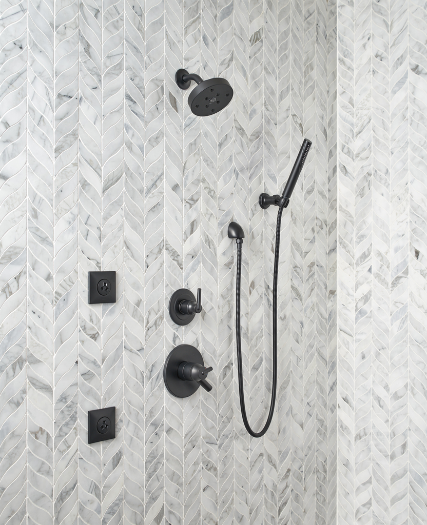 Delta Universal Showering Components: Wall Elbow For Hand Shower - Matte Black