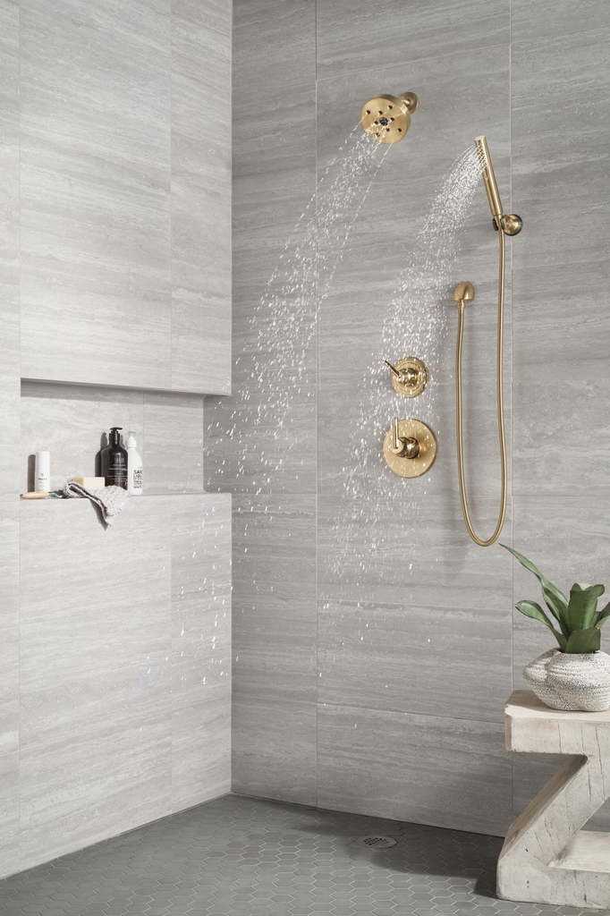 Delta Universal Showering Components: Wall Elbow For Hand Shower - Champagne Bronze