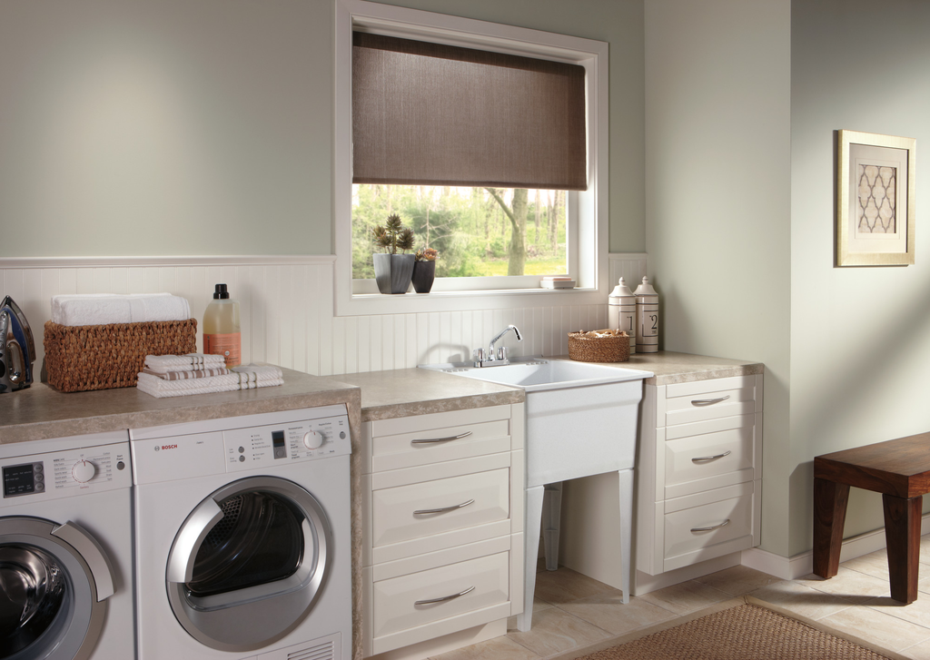 Delta Classic: Two Handle Laundry Faucet - Two Handle Blade - Chrome