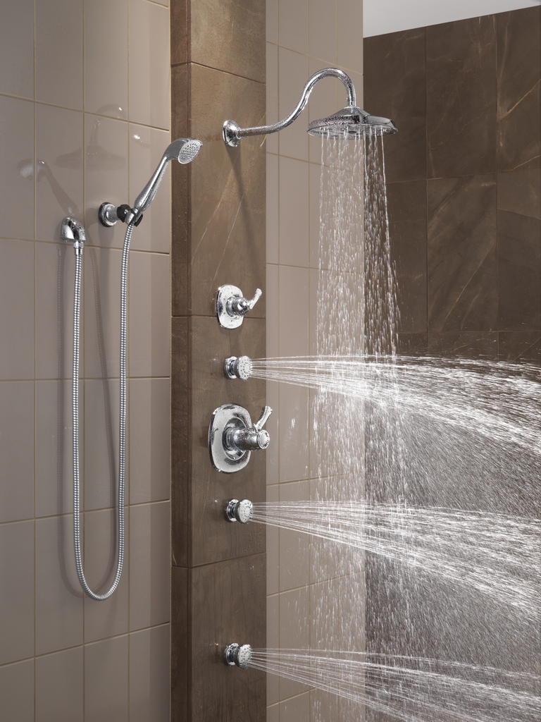 Delta Other: Surface Mount Body Spray - Chrome