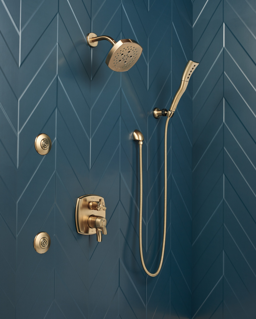 Delta Universal Showering Components: Wall Elbow For Hand Shower - Champagne Bronze