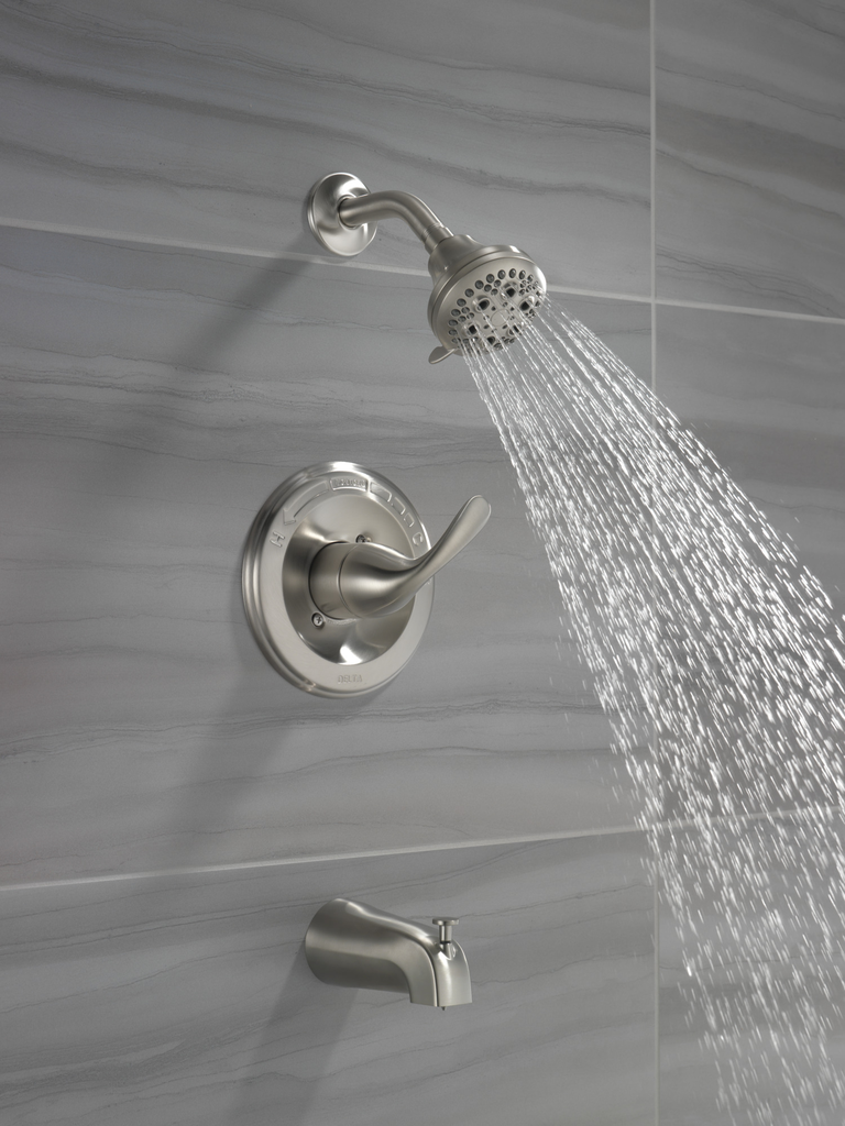 Delta Classic: Monitor® 13 Series Tub & Shower Trim - Single Handle Lever - Stainless