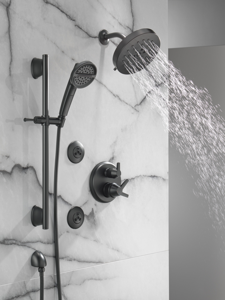 Delta Universal Showering Components: Wall Elbow For Hand Shower - Matte Black