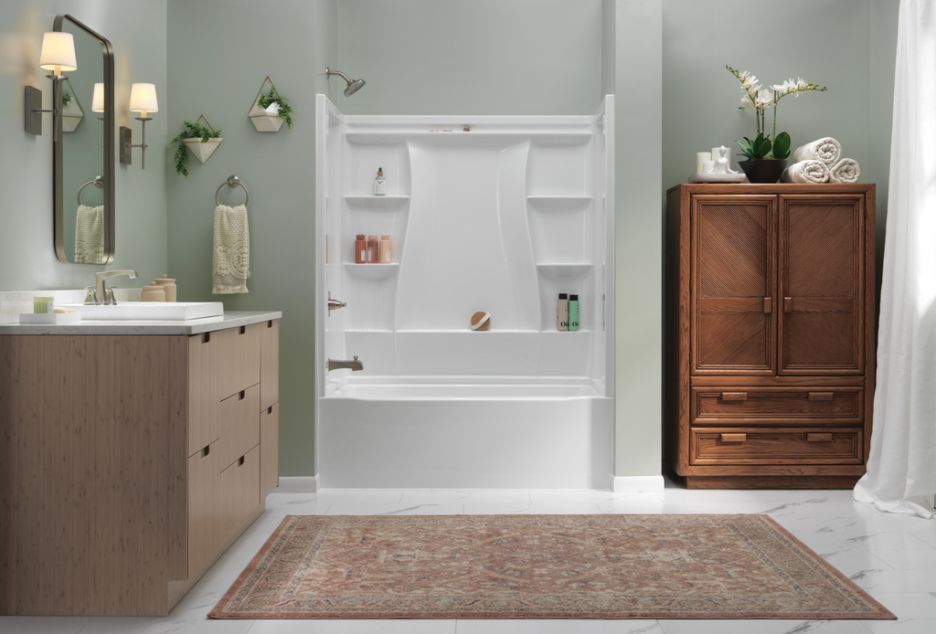 Delta Ashlyn®: Monitor® 14 Series Tub & Shower Trim - Single Handle Lever - Stainless