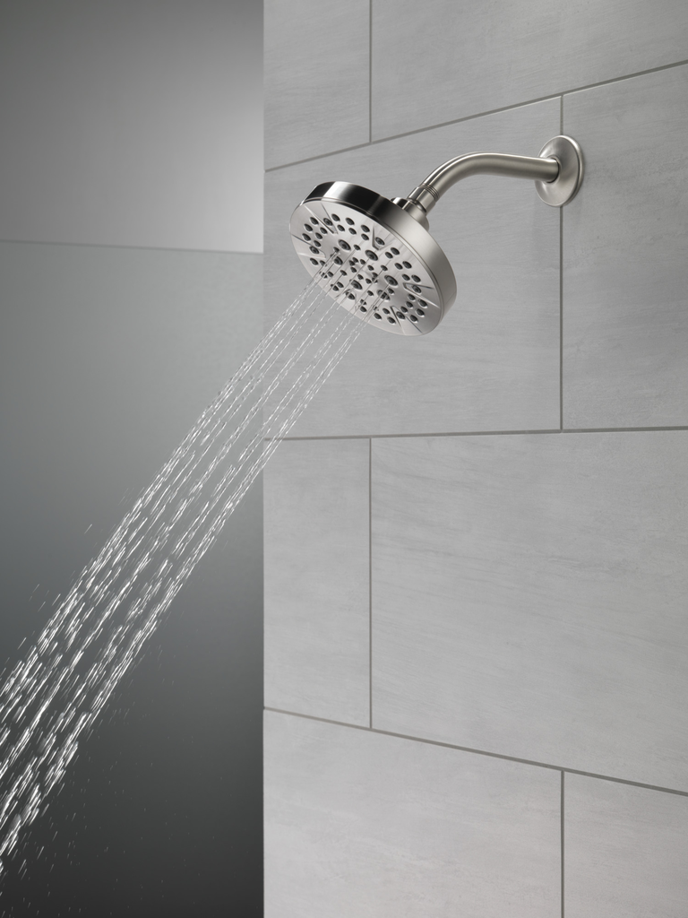 Delta Universal Showering Components: 5-Setting Showerhead - Stainless