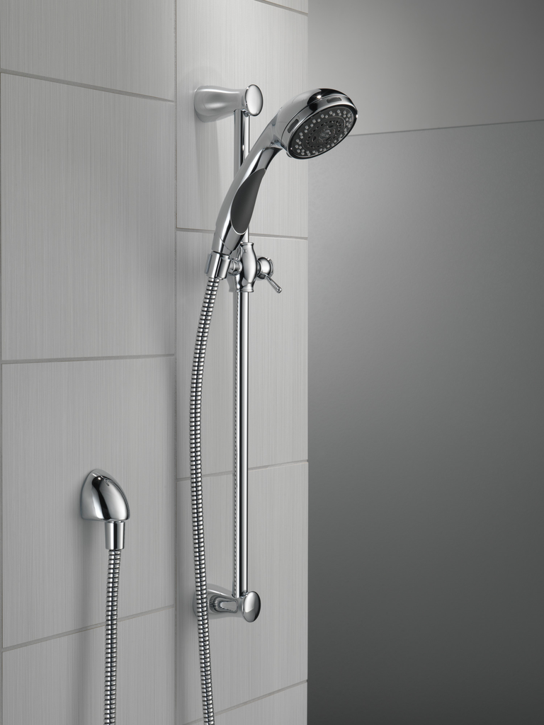 Delta Other: Premium 3-Setting Slide Bar Hand Shower - Chrome