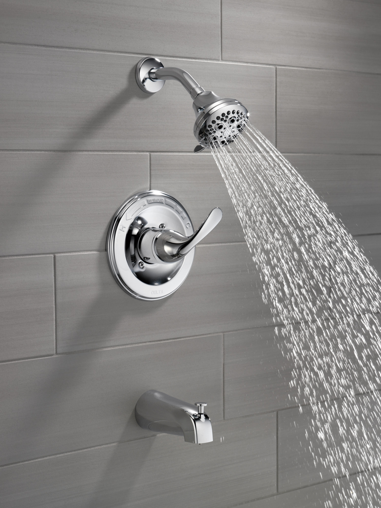 Delta Classic: Monitor® 13 Series Tub & Shower Trim - Single Handle Lever - Chrome