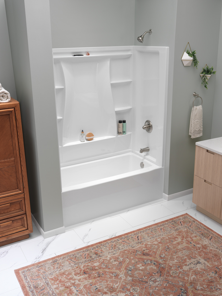 Delta Classic: Monitor® 13 Series Tub & Shower Trim - Single Handle Lever - Stainless