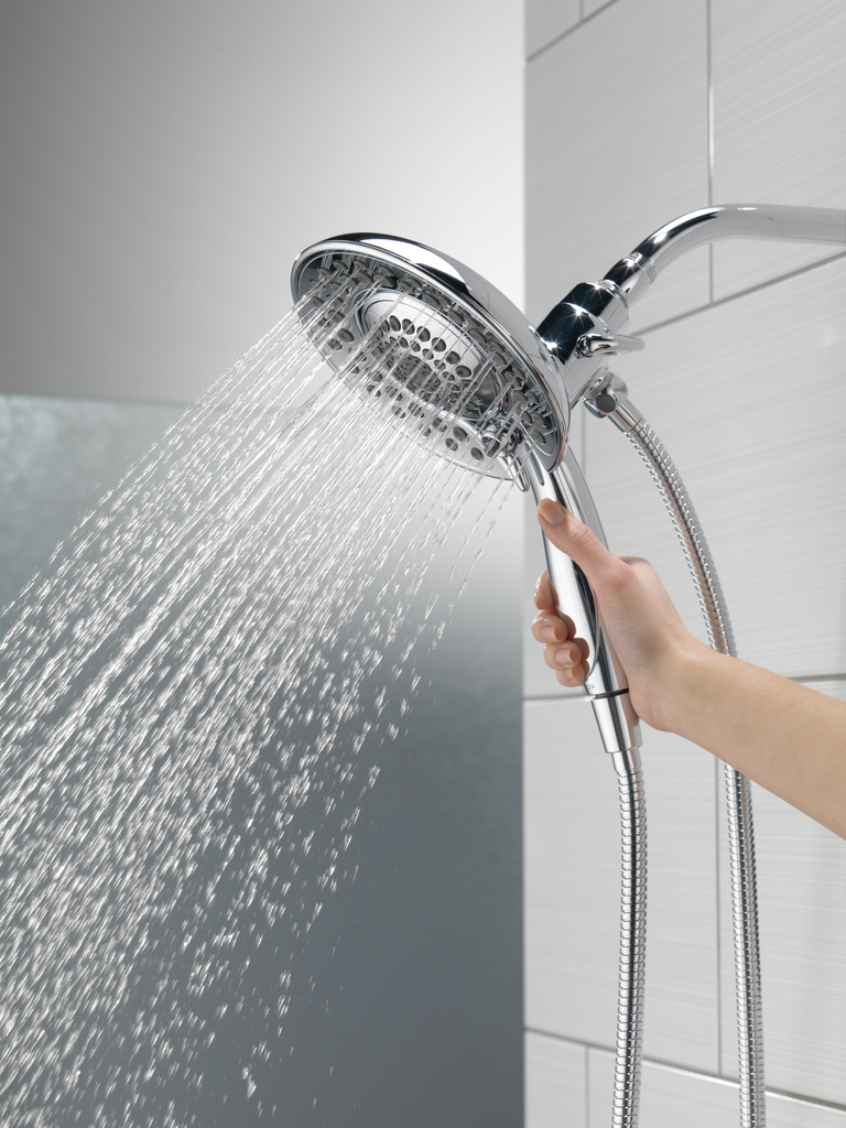 Delta Universal Showering Components: In2Ition® 5-Setting Two-In-One Shower - Chrome