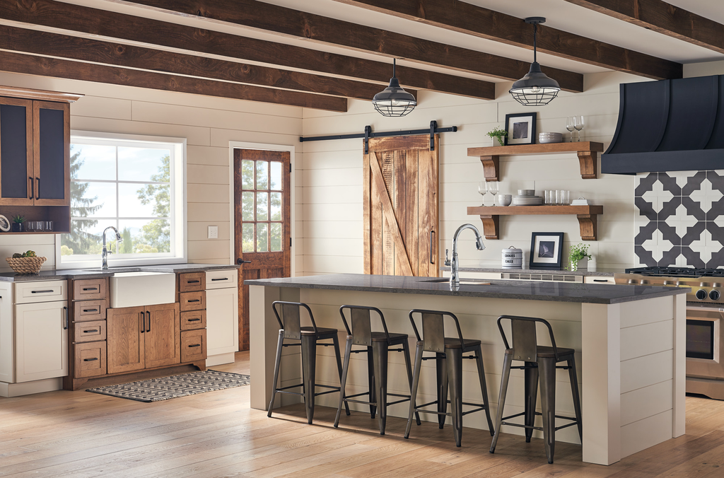 Delta Cassidy®: Single Handle Pull-Down Kitchen Faucet - Single Handle Lever - Lumicoat® Chrome