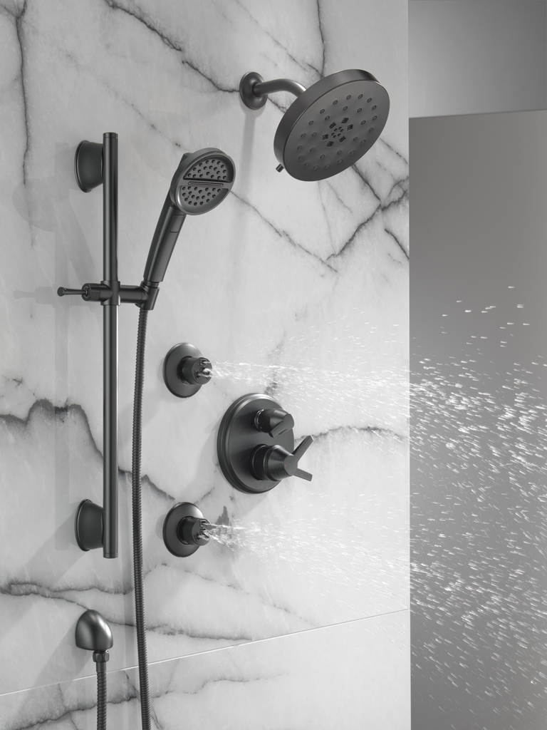 Delta Universal Showering Components: Wall Elbow For Hand Shower - Matte Black