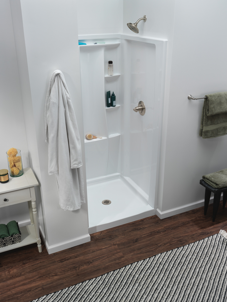 Delta Woodhurst™: Shower Trim - Single Handle Lever - Stainless