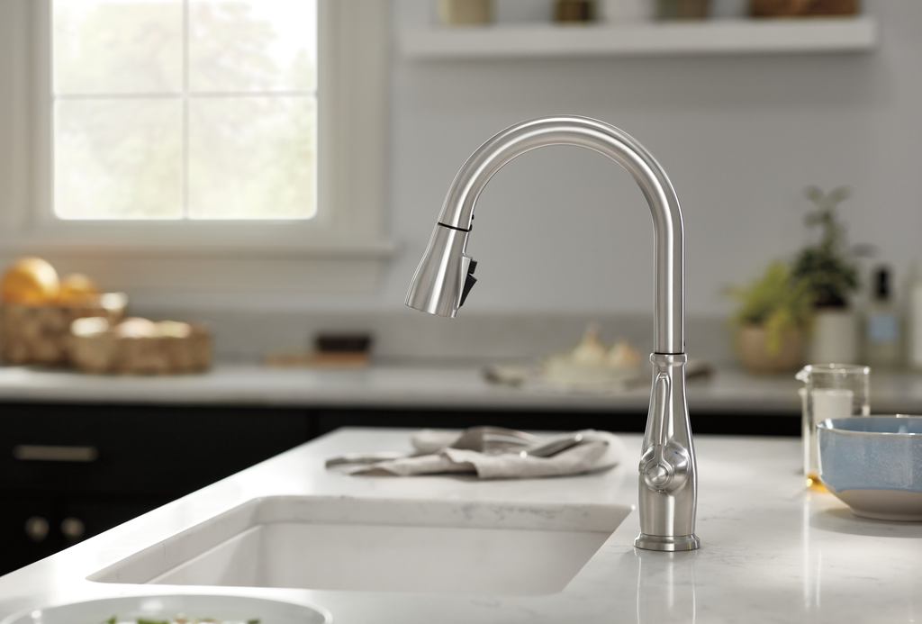 Peerless Elmhurst®: Single-Handle Pull-Down Kitchen Faucet - Electronic - Stainless