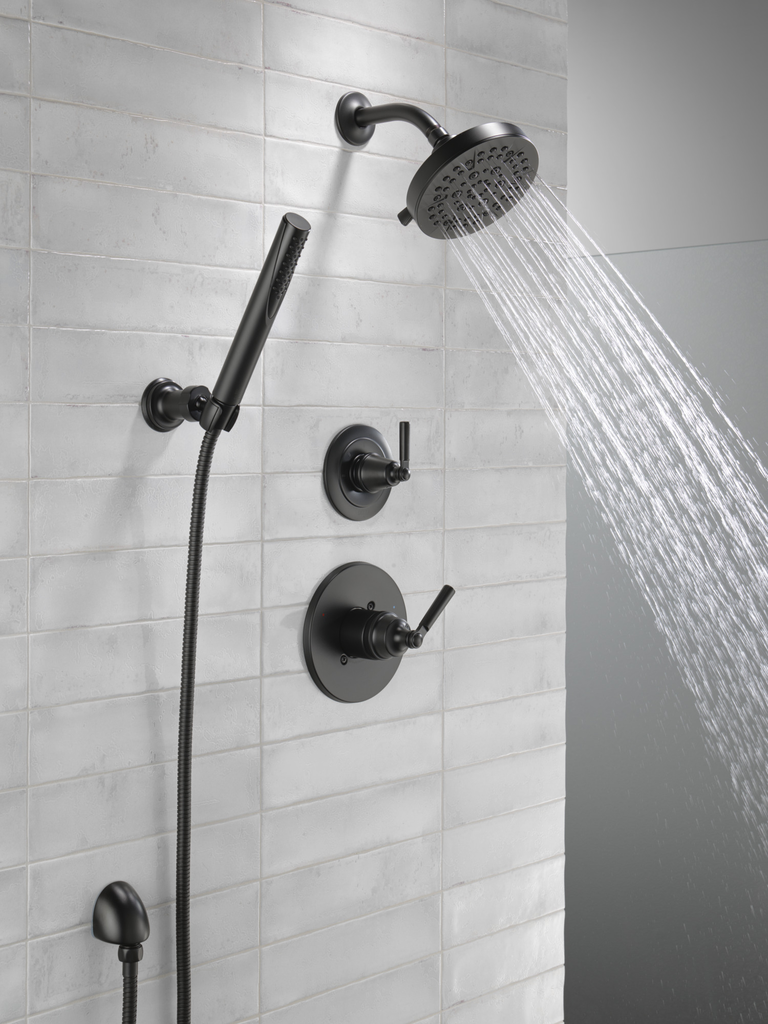 Delta Universal Showering Components: Wall Elbow For Hand Shower - Matte Black