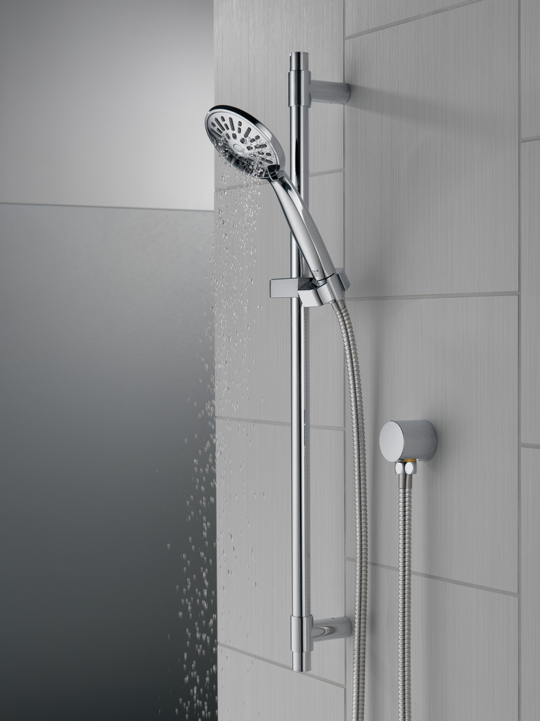 Delta Universal Showering Components: Hand Shower 1.75 Gpm W/Slide Bar 4S - Chrome