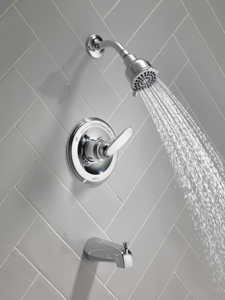 Delta Foundations®: Monitor® 13 Series Tub & Shower Trim - Single Handle Lever - Chrome