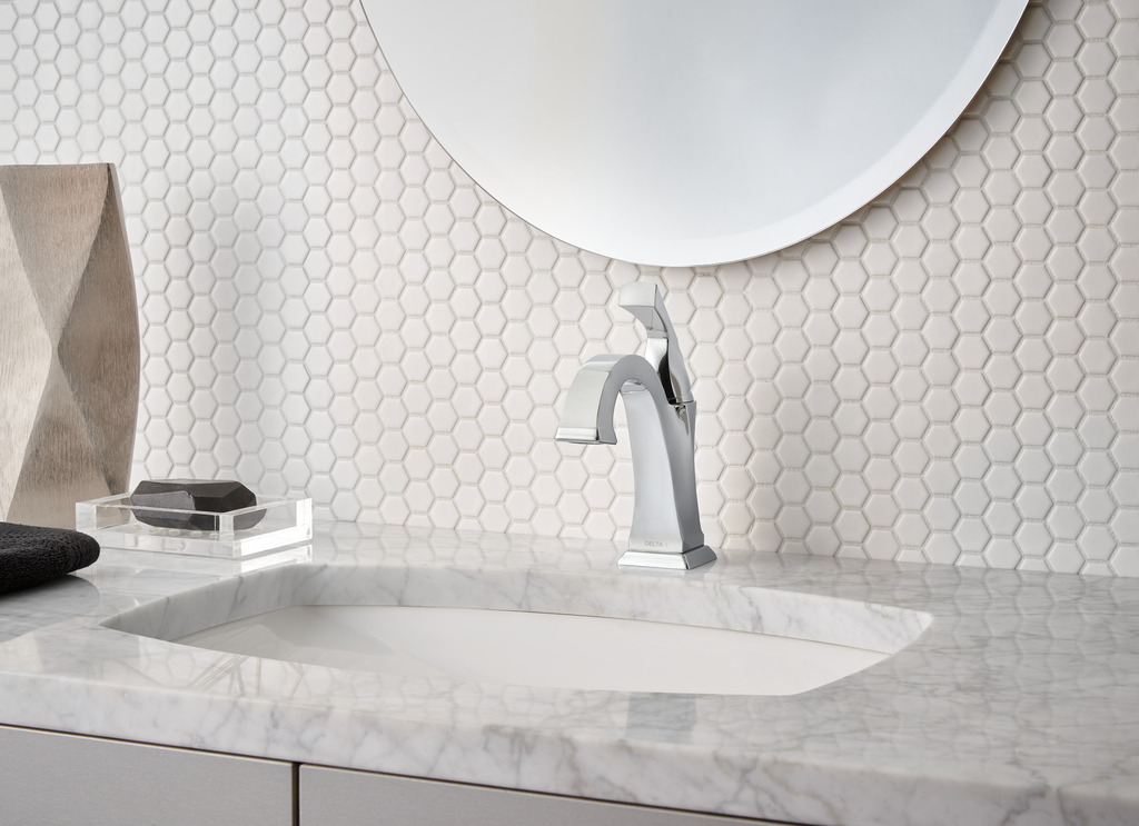 Delta Dryden™: Single Handle Bathroom Faucet - Single Handle Lever - Chrome