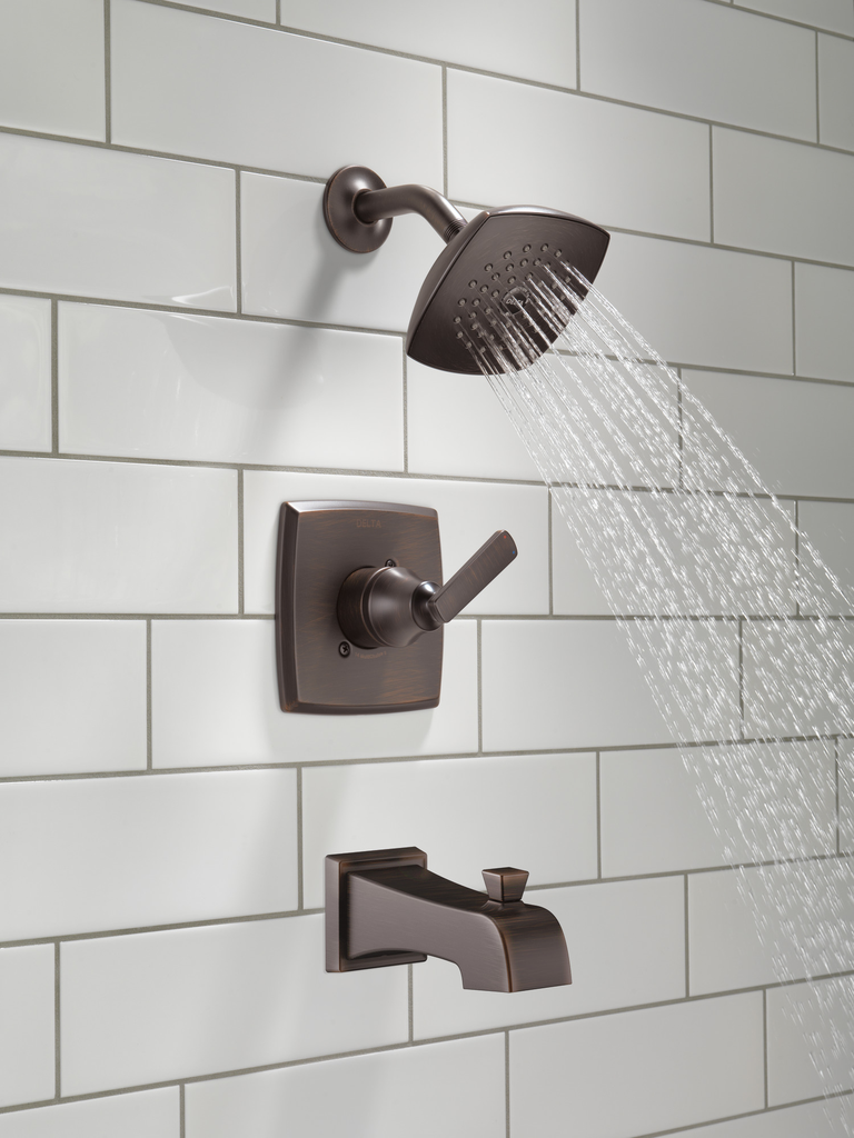 Delta Ashlyn®: Monitor® 14 Series Tub & Shower Trim - Single Handle Lever - Venetian Bronze