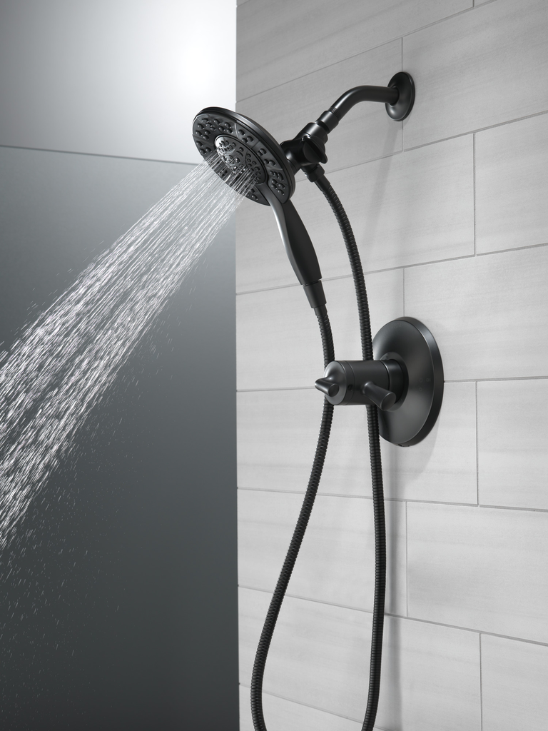 Delta Universal Showering Components: In2Ition Hssh 1.75 Gpm 4-Setting - Matte Black