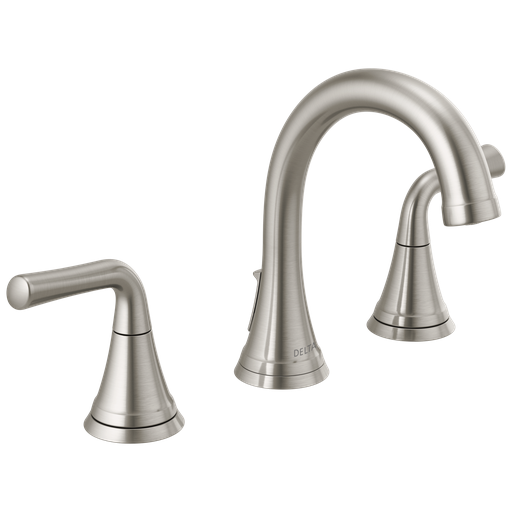Delta Kayra®: Two Handle Widespread Bathroom Faucet - Two Handle Lever - Stainless