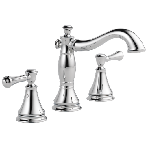 Delta Cassidy®: Two Handle Widespread Bathroom Faucet - Two Handle Lever - Chrome