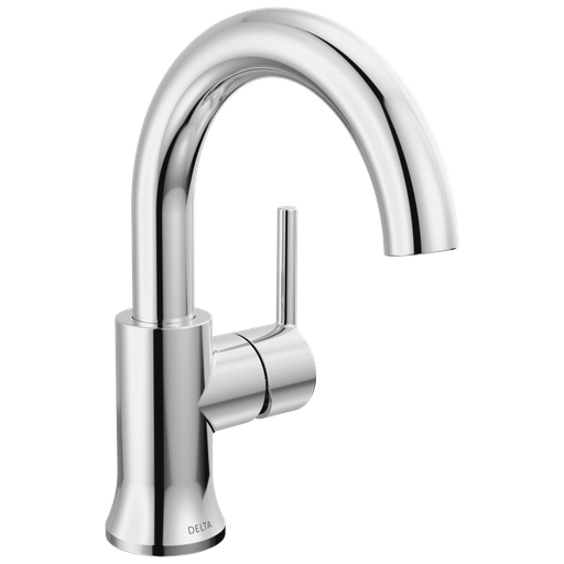 Delta Trinsic®: Single Handle High-Arc Bathroom Faucet - Single Handle Lever - Chrome