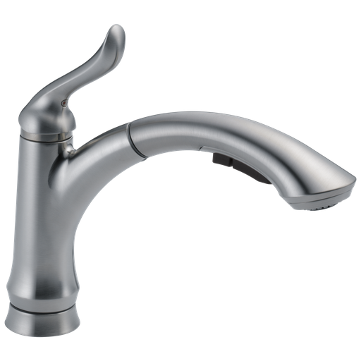 Delta Linden™: Single Handle Pull-Out Kitchen Faucet - Single Handle Lever - Arctic Stainless