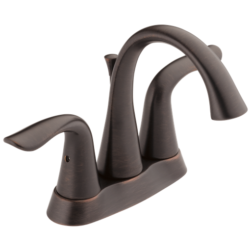 Delta Lahara®: Two Handle Centerset Bathroom Faucet - Two Handle Lever - Venetian Bronze