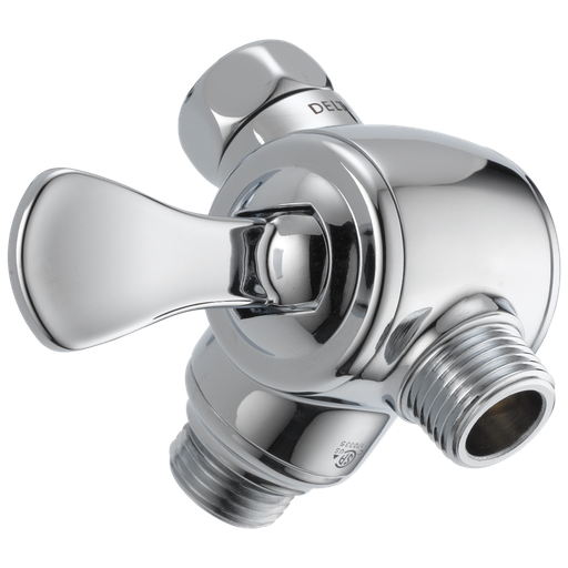 Delta Universal Showering Components: 3-Way Shower Arm Diverter For Hand Shower - Chrome