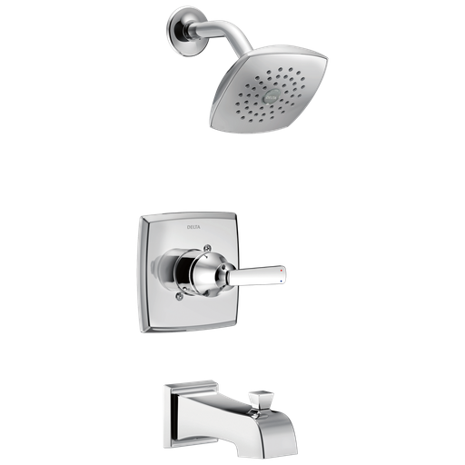 Delta Ashlyn®: Monitor® 14 Series Tub & Shower Trim - Single Handle Lever - Chrome