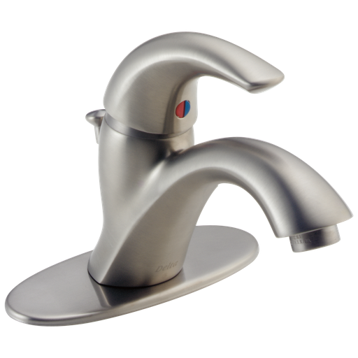 Delta Classic: Single Handle Bathroom Faucet - Single Handle Blade - Stainless