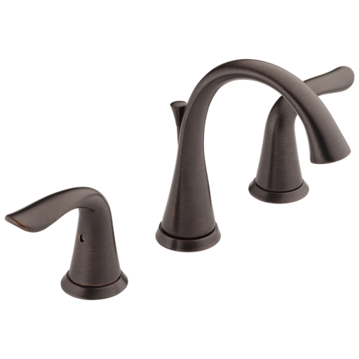 Delta Lahara®: Two Handle Widespread Bathroom Faucet - Two Handle Lever - Venetian Bronze