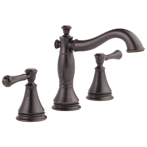 Delta Cassidy®: Two Handle Widespread Bathroom Faucet - Two Handle Lever - Venetian Bronze